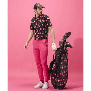 【 SALE 】 LOUDMOUTH ( ラウドマウス ) メンズ プレミアムカノコ 柄半袖シャツ シャツ | 半袖 | 半袖シャツ | ゴルフ | ウェア | 吸汗速乾 | UV | 接触冷感 | ポリエステル | 765601