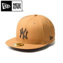 NEW ERA ( ニューエラ ) 59FIFTY MLB Duck Canvas ニューヨークヤンキース ライトブロンズ ヤンキースキャップ MLBキャップ ベースボールキャップ 帽子 メンズ レディース キャップ 14745156