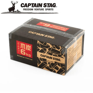 CAPTAIN STAG ( キャプテンスタッグ ) バーベキュー 木炭 6kg | BBQ | アウトドア | キャンプ | 炭 | バーベキュー | キャプスタ | UJ-517