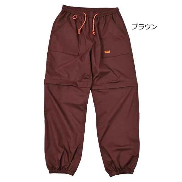 KiU ( キウ ) キウデタッチャブルパンツ K593 アウトドアパンツ レインパンツ パンツ ロングパンツ ショートパンツ 2WAY メンズ レディース ユニセックス 撥水 防水 アウトドアウェア キャンプウェア フェス 旅行 登山 ハイキング 防風