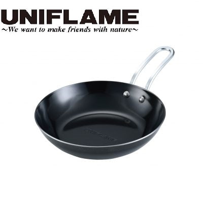 UNIFLAME ( ユニフレーム ) ちびパン | 料理 | 調理 | アウトドア | ソロキャンプ | キャンプ | 小さめ | ミニフライパン | 黒皮鉄板 | ゆにふれーむ | 666357 | アウトドア用品 | キャンプ用品 | スキレット