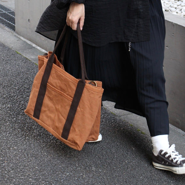 DULTON ( ダルトン ) WORKER BAG ワーカー バッグ | 収納力 | 通勤 | 通学 | シンプル | 仕切り | PC収納 | 使いやすい | ワックス加工 | H20-0285 | トートバッグ | 大きめ | 大型バッグ | だるとん