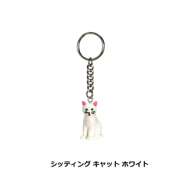 DETAIL ( ディテール ) Alfred Fischer Keyring アルフレッド フィッシャー キーリング | キーホルダー | キーケース | 鍵 | アクセサリー | 動物 | ネコ | 猫 | イヌ | 犬 | ペット | ペンギン | ブタ | 豚 | H0164 | でぃてーる