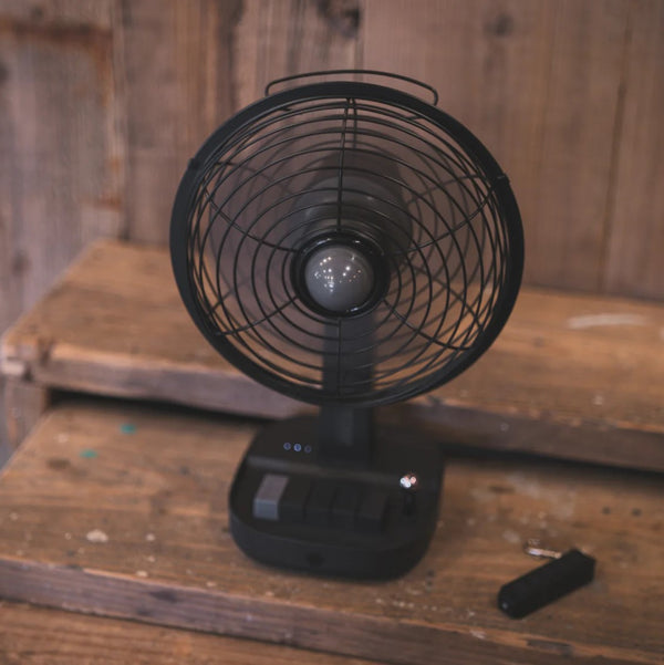 5050WORKSHOP ( フィフティフィフティワークショップ ) RETRO DESKTOP FAN | 扇風機 | コードレスファン | 卓上 | レトロ | アウトドア | キャンプ | 持ち運び | TR2-5WS-4481