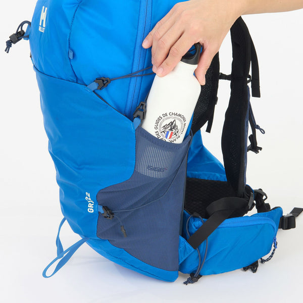 MILLET ( ミレー ) GRX 22 | リュックサック | バックパック | 大きめ | 登山 | ハイキング | 軽い | 軽量 | バッグ | 高重心 | 通気性 | フィット感 | トレッキング | トレッキングリュック | MIS01303-N0247 | MIS01303-N3170 | みれー