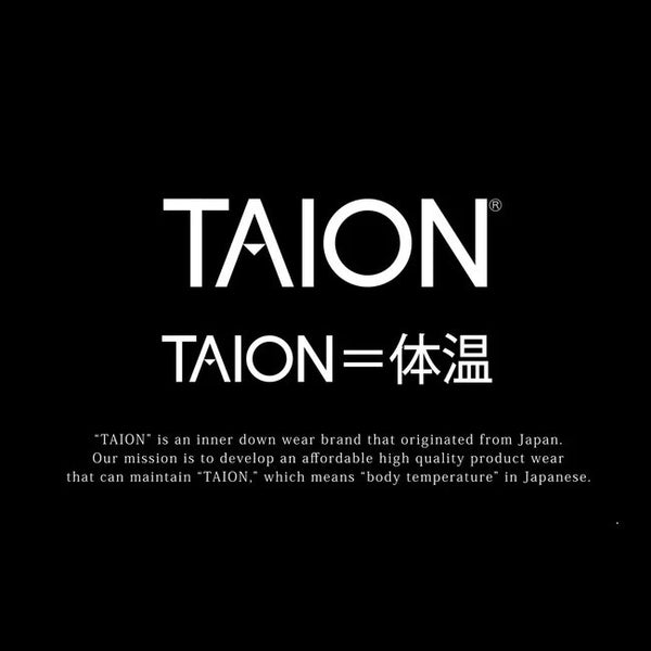 TAION ( タイオン ) ワーク Vネックボタン ダウンベスト | ベスト | 軽い | インナー | ダウン | 軽量 | 暖かい | 防寒 | 秋 | 冬 | シンプル | ブラック | ダークチャコール | TAION-001BWK | アウトドア | キャンプ | レジャー | たいおん