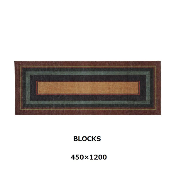 DULTON ( ダルトン ) MAT マット | LINE | FRAME   | BLOCKS | 室内 | 室内マット | インテリア | オシャレ | 玄関 | リビング | ダイニング | 洗える | くすみカラー | 450×1200mm | 500×800mm | RNN-1076 | だるとん