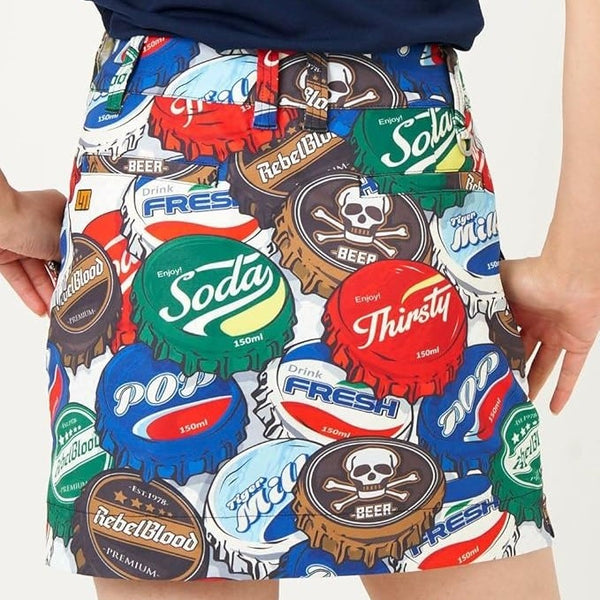 【 SALE 】 LOUDMOUTH ( ラウドマウス ) レディース インナー付きスカート | スカート | ゴルフ | ゴルフウェア | ツイル素材 | UV | ストレッチ | らうどまうす | 763351 | 派手 | 可愛い