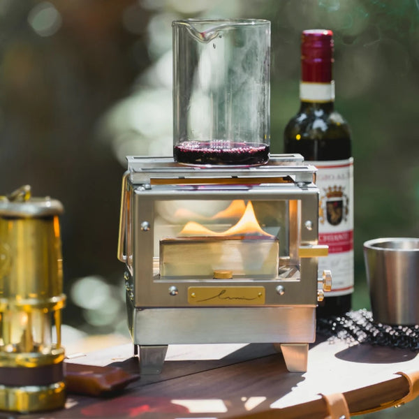 Mt.SUMI ( マウントスミ ) オイルストーブ オーラ ルミ / Oilstove AURA Lumi | アウトドア | キャンプ | ストーブ | 屋外 | 小型 | 照明 | 調理 | 保温 | ステンレス | パラフィンオイル | 冬キャンプ | SG25FWAR-RU | まうんとすみ