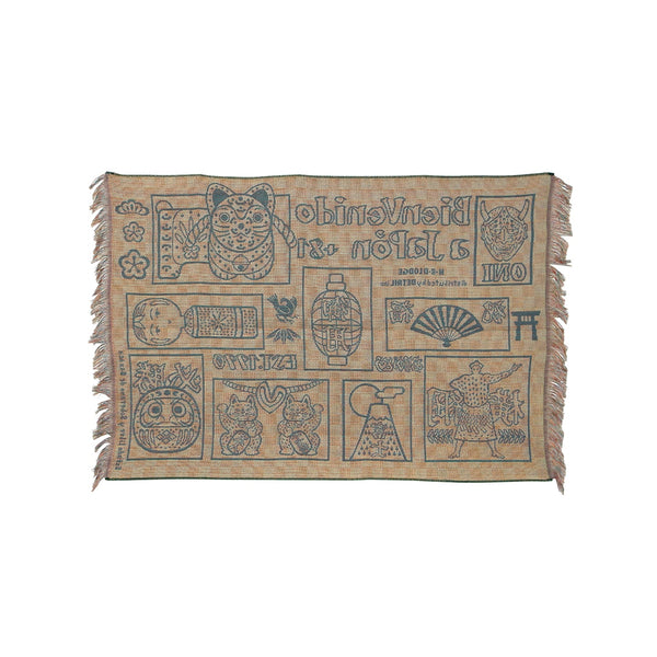 DETAIL ( ディテール ) OAX Throwket "Small " オアハカ スローケット | ブランケット | 100cm x 70cm | コンパクト | 車 | お出かけ | アウトドア | キャンプ | ソファ | 防寒 | オフィス | スポーツ観戦