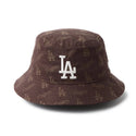 NEW ERA ( ニューエラ ) バケット01 MLB Jacquard ロサンゼルス・ドジャース ブラウン | 帽子 | バケットハット | ハット | 日よけ | UVカット | コットン | 高級感 | お出かけ | オシャレ | 14744777 | にゅーえら
