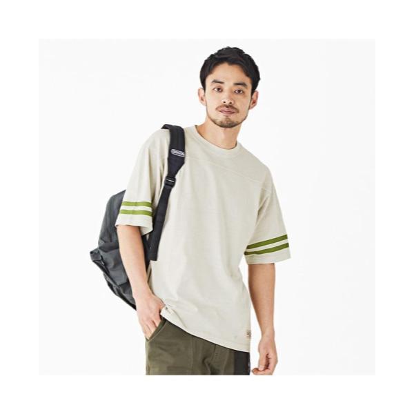 KRIFF MAYER ( クリフメイヤー ) ピグメントフットボールT | 2447200 | シャツ | 半袖シャツ | Tシャツ | 綿100% | ヴィンテージ感 | レジャー | 普段使い | アウトドア | キャンプ | オシャレ | メンズ | ウェア | トップス | 夏服