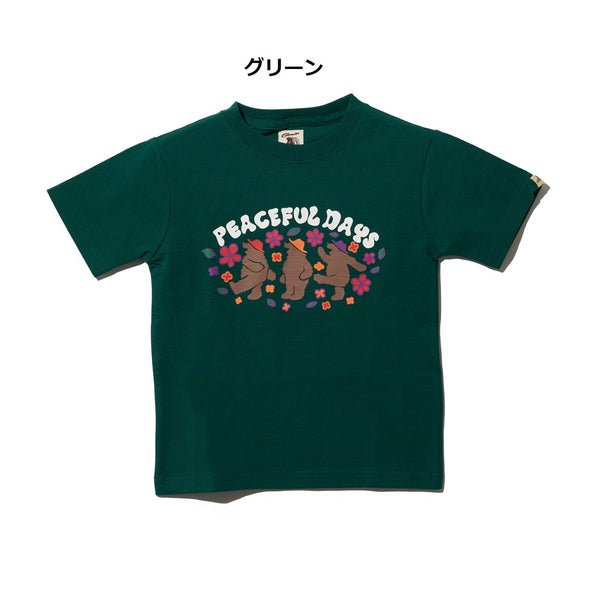 COBMASTER ( コブマスター ) COB KIDS PEACEFULDAYS TEE | Tシャツ | 半袖 | シャツ | 綿100％ | トップス | ウェア | アパレル | キッズ | キッズ服 | 81149500 | こぶますたー | 子供服 | カジュアル