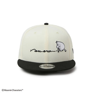NEW ERA ( ニューエラ ) 9FIFTY Moomin Drawing ムーミン クロームホワイト/ブラック キャップ 帽子 コラボ スナップバック 9FIFTY メンズ レディース ユニセックス 男女兼用 カジュアル おしゃれ 15154790