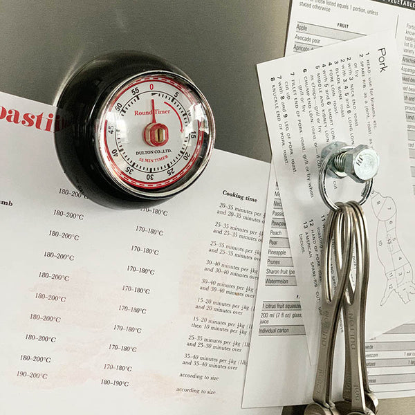 DULTON ( ダルトン ) KITCHEN TIMER WITH MAGNET キッチン タイマー ウィズ マグネット | アナログ | キッチン用品 | キッチン | 可愛い | カラバリ | 存在感 | 100-189 | だるとん