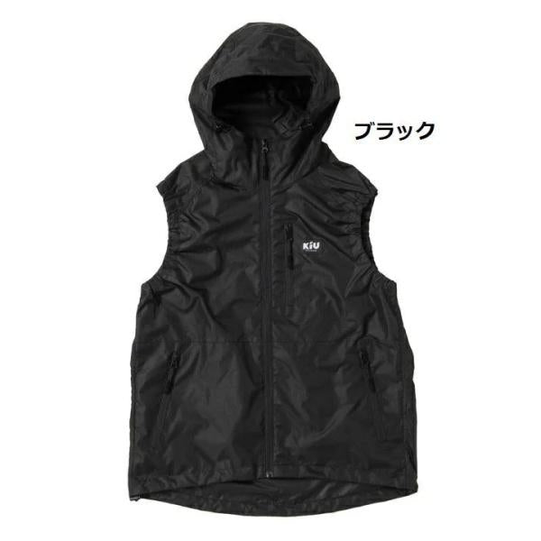 KiU ( キウ ) エアコンディションドベスト2ND＆スターターキット | K470 | K308 | 野外作業 | 熱中症対策 | 暑さ対策 | ファン付き | バッテリー付き | ベスト | アウトドア | キャンプ | フェス | 外作業 | UVカット | フード付 | きう | オシャレ