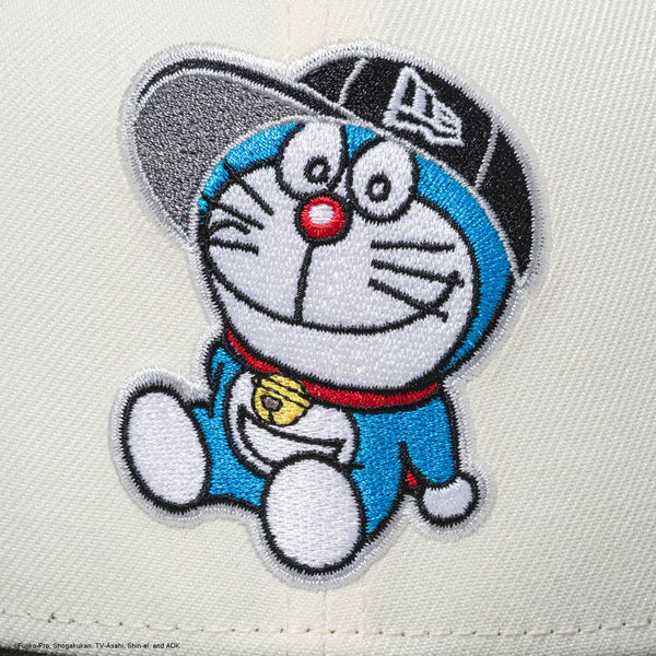 NEW ERA ( ニューエラ ) 9FIFTY ドラえもん キャップ | ブラック | クローム | 帽子 | 日よけ | ユニセックス | サイズ調整 | フラットバイザー | アウトドア | キャンプ | アジャスタブル | 14935422 | 14935421 | にゅーえら