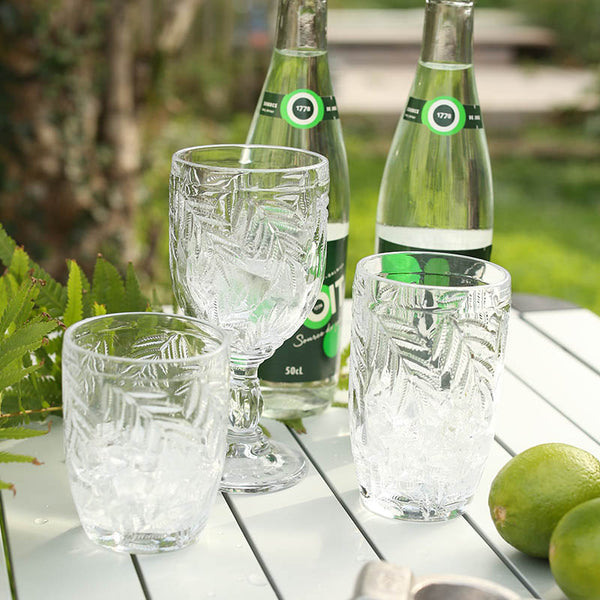 DULTON ( ダルトン ) GLASS TUMBLER S " FERN " グラス タンブラー S " ファーン " | 植物柄 | ガラス | シンプル | オシャレ | 食卓 | M-0518S | だるとん | 食器