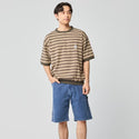 KRIFF MAYER ( クリフメイヤー ) チルタイムボーダースウェットT | MENS | 2547807 | メンズ | ボーダー | 半袖 | シャツ | カジュアル | ワンポイント | 半袖Tシャツ | キャンプ | お出かけ | アウトドア | くりふめいやー