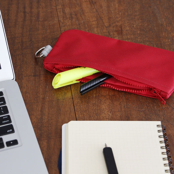 DETAIL ( ディテール ) Solid Pouch Flat Small ソリッドポーチ フラット スモール | フラットポーチ | シンプル | 旅行 | アウトドア | キャンプ | レジャー | お出かけ | レッド | ネイビー | ブラック | 3498 | でぃてーる