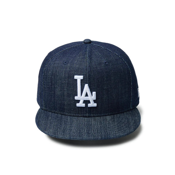 NEW ERA ( ニューエラ ) 9FIFTY Denim ロサンゼルス ・ ドジャース インディゴデニム | 帽子 | デニム | キャップ | サイズ調整 | コットン | ユニセックス | 日よけ | 野球 | スナップバック | 14388586