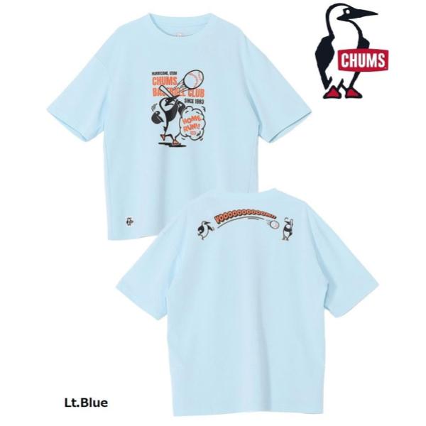 CHUMS ( チャムス ) チャムスベースボールクラブTシャツ | トップス | Tシャツ | ウェア | 半袖 | 半袖シャツ | 野球 | グラフィックTシャツ | プリントTシャツ | 接触冷感 | 速乾 | ちゃむす | CH01-2782