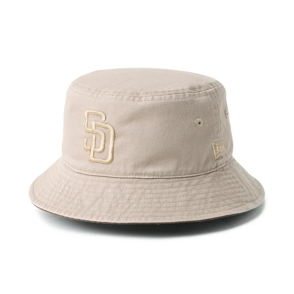 NEW ERA ( ニューエラ ) バケット01 リバーシブル MLB Bucket Hat サンディエゴ・パドレス アッシュブラウン/ウォルナット | 帽子 | バケットハット | バケハ | 可愛い | オシャレ | 日よけ | ロゴ | コットン | カジュアル | 14744769 | にゅーえら | リバーシブル