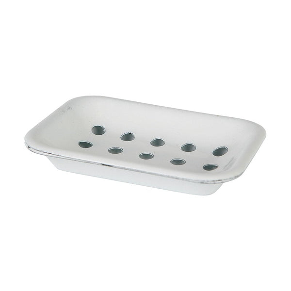 DULTON ( ダルトン ) ENAMELED SOAP DISH エナメル ソープ ディッシュ | ソープディッシュ | 石鹸置き | 洗面所 | バスルーム | お風呂場 | シンプル | ホーロー | 琺瑯 | 清潔感 | CH13-H490 | だるとん