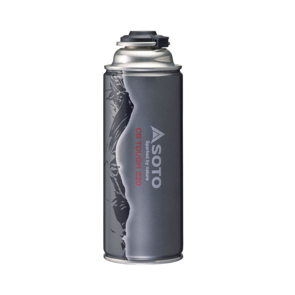 SOTO ( ソト ) CB TOUGH 220 | ST-712 | カセットガス | CB缶 | アウトドア | キャンプ | 登山 | ハイパワー | 新富士バーナー | そと | 料理 | 調理 | 持ち運び | 防災 | 災害対策