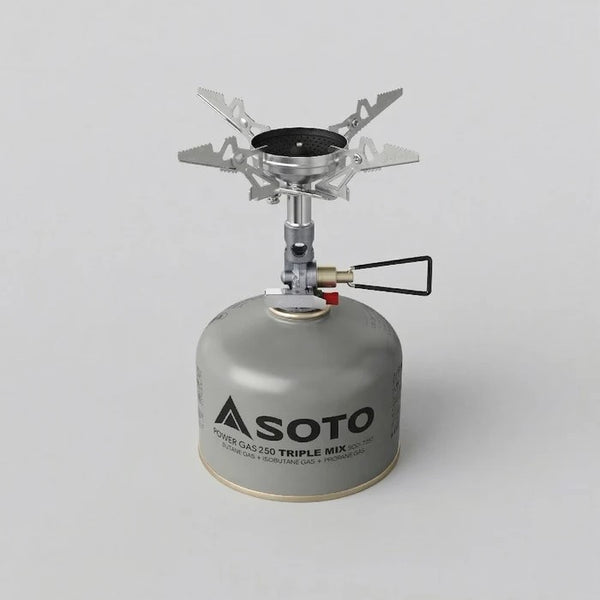 【 初回限定のみセットでお得 】SOTO ( ソト ) マイクロレギュレーターストーブ ウインドマスター トライフレックスセット | アウトドア | キャンプ | 登山 | 料理 | 調理 | コンパクト | セット | シングルバーナー | SOD-311GS | そと