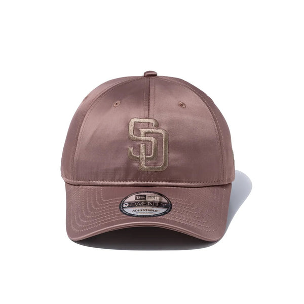 NEW ERA ( ニューエラ ) 9TWENTY Valentine's Day サテン サンディエゴ・パドレス アッシュブラウン | 帽子 | キャップ | 日よけ | ブラウン | バレンタイン | 14908289 | ポリエステル | サイズ調整 | お出かけ | プレゼント | ギフト | にゅーえら