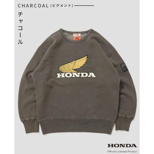 KRIFF MAYER ( クリフメイヤー ) HONDAコラボクルー ( WING ) MENS | メンズ | LADYS | レディース | 2527204 | スウェット | 長袖 | ホンダ | コラボ | レジャー | お出かけ | ワッペン | くりふめいやー