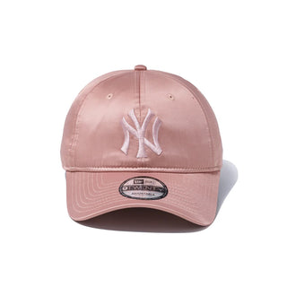 NEW ERA ( ニューエラ ) 9TWENTY Valentine's Day サテン ニューヨーク・ヤンキース ピンクベージュ | 帽子 | キャップ | 日よけ | バレンタイン | プレゼント | ギフト | ポリエステル | サイズ調整 | 野球帽 | にゅーえら | 14908290