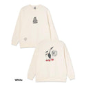 CHUMS ( チャムス ) 守矢努 ツインズクルートップ Twins Crew Top メンズ スウェット トレーナー クルーネック 裏起毛 USAコットン100％ オーバーサイズ ゆったり 長袖 トップス 温故知新 ブービーツインズ ステンシル アート アウトドア キャンプ 秋冬 CH00-1595