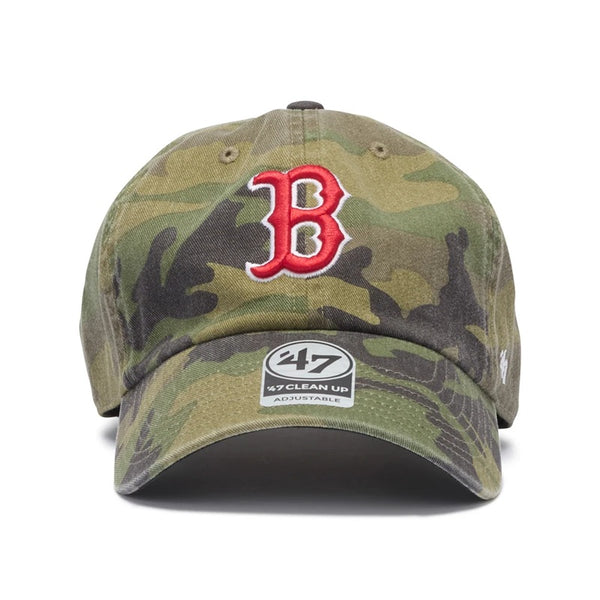 '47 ( フォーティーセブン ) クリーンナップ ボストンレッドソックス MLB CAMO ウッドランドカモ レッドソックス キャップ MLBキャップ 帽子 カモ柄 キャップ ベースボールキャップ メンズ レディース 14920556