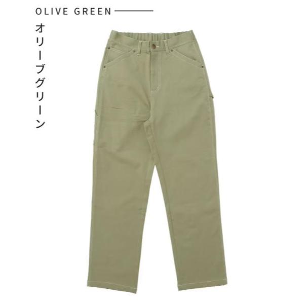 KRIFF MAYER ( クリフメイヤー ) 楽のびストレートペインターパンツ | LADYS | W2555118 | レディース | ロングパンツ | パンツ | 伸縮 | 軽い | 伸びる | ゴム | オシャレ | 体型カバー | ストレッチ | アウトドア | キャンプ | くりふめいやー