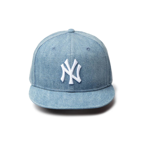 NEW ERA ( ニューエラ ) 9FIFTY Denim ニューヨーク ・ ヤンキース ウォッシュドデニム | デニム生地 | 帽子 | 日よけ | 野球 | キャップ | サイズ調整 | ユニセックス | 14388585 | コットン | スナップバック