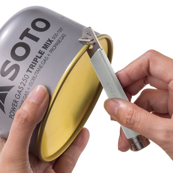 SOTO ( ソト ) ガス抜きツール ルミナスブルー | アウトドア | キャンプ | ガス抜き | 蓄光 | OD缶 | 穴開け | そと | ST-770LUBL
