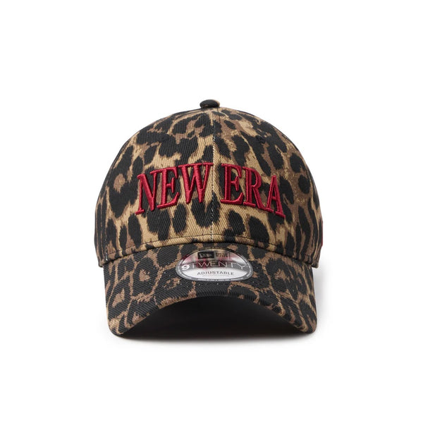 NEW ERA ( ニューエラ ) 9TWENTY Leopard ブラウン レッド | 帽子 | キャップ | アウトドア | ユニセックス | カーブドバイザー | クロスストラップ | サイズ調整 | お出かけ | キャンプ | 日除け | 日よけ | 14745070 | にゅーえら