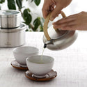 HIGHMOUNT ( ハイマウント ) 茶考具 平型急須 つる手 | 急須 | お茶 | ステンレス | 割れない | 410ml | シンプル | 1人用 | 2人用 | キッチン | 47120 | はいまうんと | 樹脂製