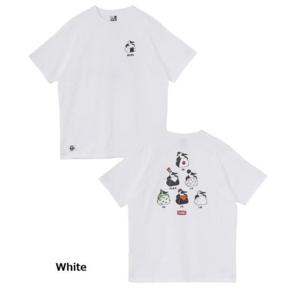 CHUMS ( チャムス ) ブービーオニギリフレンズTシャツ | 半袖 | 半袖Tシャツ | Tシャツ | 夏服 | バックプリント | 可愛い | オシャレ | おにぎり | 食べ物モチーフ | CH01-2743 | ちゃむす | コットン100%