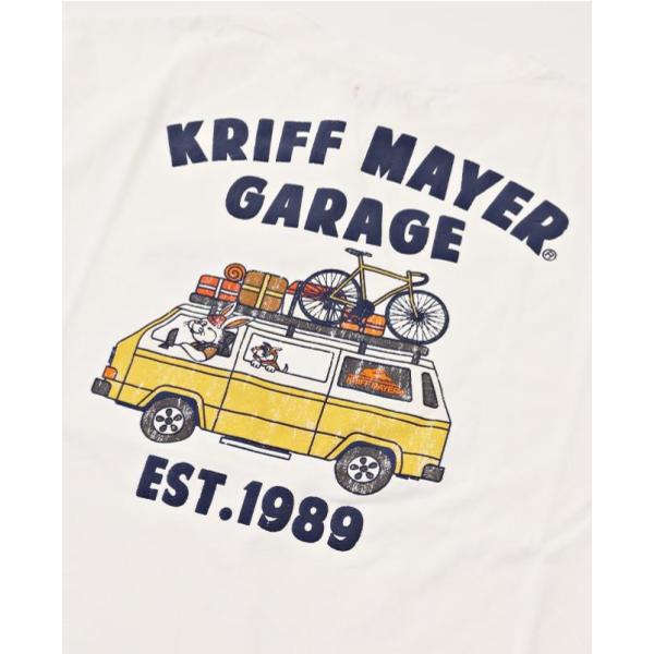 KRIFF MAYER ( クリフメイヤー ) クリフラビットロンＴ ( ガレージ ) 2437806 | シャツ | Tシャツ | 長袖 | 長袖シャツ | 長袖Tシャツ | ロンT | 綿100% | ユニセックス | アウトドア | キャンプ