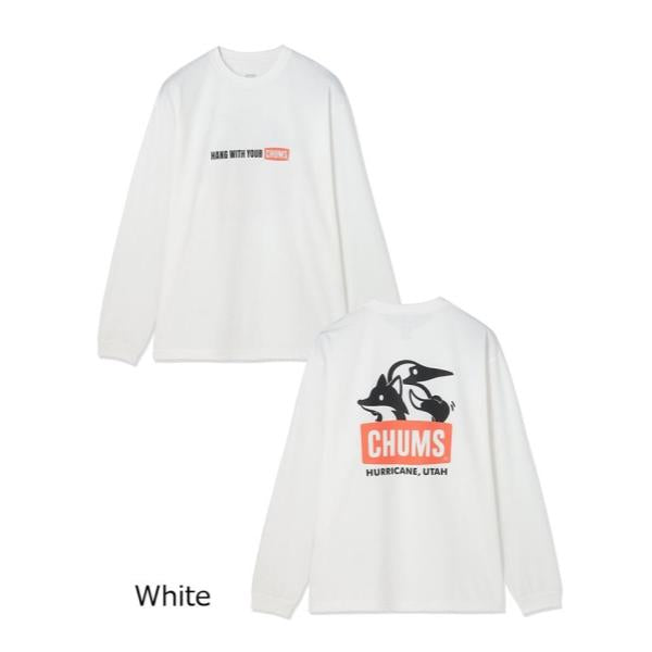 CHUMS ( チャムス ) フィルモアブービーミーツフォックスロングスリーブTシャツ バックプリント Tシャツ ロンT 長袖 長袖Tシャツ メンズ レディース ユニセックス 吸水速乾 ドライ CH01-2872