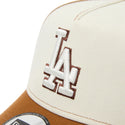 NEW ERA ( ニューエラ ) 9FORTY A-Frame Pancakes ロサンゼルス・ドジャース トーステッドピーナッツ/ワインコーク カーキバイザー | 帽子 | キャップ | 日よけ | アウトドア | レジャー | キャンプ | 14388666 | スナップバック | ユニセックス | サイズ調整