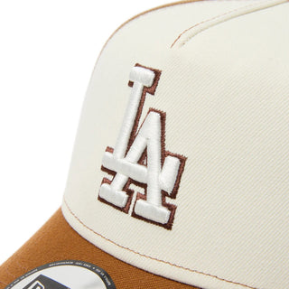 NEW ERA ( ニューエラ ) 9FORTY A-Frame Pancakes ロサンゼルス・ドジャース トーステッドピーナッツ/ワインコーク カーキバイザー | 帽子 | キャップ | 日よけ | アウトドア | レジャー | キャンプ | 14388666 | スナップバック | ユニセックス | サイズ調整