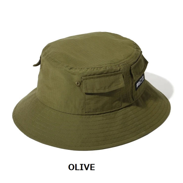 【 SALE 】GRIP SWANY ( グリップスワニー ) C/NY GS GEAR HAT GSUA-157 ギアハット バケットハット 帽子 アウトドアハット リップストップ ナイロン コットン 撥水 軽量 ギアポケット キャンプ 登山 釣り フェス メンズ レディース