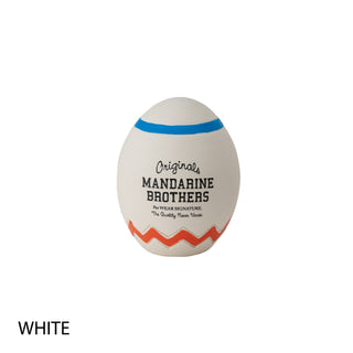 MANDARINE BROTHERS ( マンダリンブラザーズ ) LATEX ZIGZAG EGG TOY | おもちゃ | 犬 | イヌ | ペット | 室内 | 屋外 | ストレス発散 | たまご型 | 音が鳴る | まんだりんぶらざーず