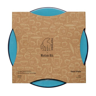 Nordisk ( ノルディスク ) Madam Blå Plate 24cm | お皿 | シンプル | エナメル製 | プレート | アウトドア | 料理 | キャンプ | 割れにくい | ホーロー | のるでぃすく | 10421006