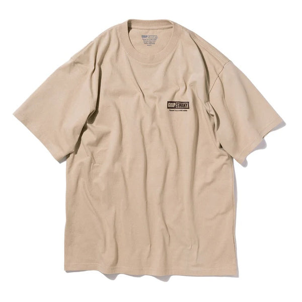 GRIP SWANY ( グリップスワニー ) 【 GSMCT0011 】 NATURE PRINT TEE | Tシャツ | 半袖 | 夏服 | シャツ | アウトドア | キャンプ | レジャー | 半袖Tシャツ | バックプリント | 綿100％ | ぐりっぷすわにー