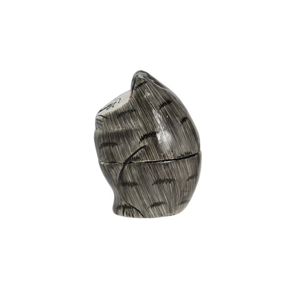 DETAIL ( ディテール ) Papier Mache Standing Cat パピエ マシェ スタンディング キャット | ハンドメイド | 猫モチーフ | 小物入れ | 3722C | インテリア | 可愛い | 猫 | ハンドメイド | でぃてーる